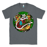 Charcoal Heather Cowboy Christmas Classic Tee - RanaPortraitStore