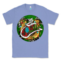 Colony Blue Cowboy Christmas Classic Tee - RanaPortraitStore