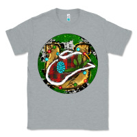 Heather Grey Cowboy Christmas Classic Tee - RanaPortraitStore