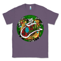 Lavender Cowboy Christmas Classic Tee - RanaPortraitStore