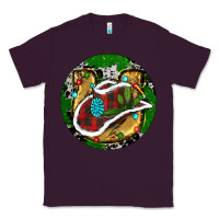 Plum Cowboy Christmas Classic Tee - RanaPortraitStore