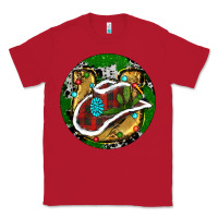 Red Cowboy Christmas Classic Tee - RanaPortraitStore