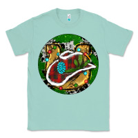 Seafoam Cowboy Christmas Classic Tee - RanaPortraitStore