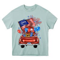 Arona farm truck,america flag Heavy Core Tee - JahusDesignShop