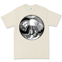 Bone M.C. Escher Spherical Self Portrait Premium Tee - longCreatives