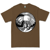 Cacao M.C. Escher Spherical Self Portrait Premium Tee - longCreatives