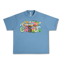 Pebble Blue Happy Easter Easter Day Urban Heavy Tee - CowGirlArtShop