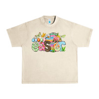 Sandshell Happy Easter Easter Day Urban Heavy Tee - CowGirlArtShop