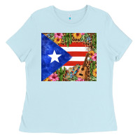 Baby Blue mexico and puerto rico tumbler tbs Ladies Tee - TumblerDesignByShophia