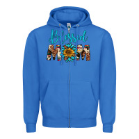 True Royal blessed mom Zipper Hoodie - Artiststas