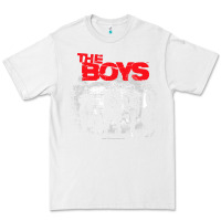 White The Boys Graffiti Group Photo Premium Tee - longCreatives