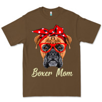 Cacao Boxer Mom Dogs  Mothers Day Dog Lovers Gifts For Women Premium Tee - longCreatives