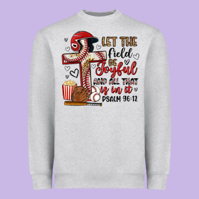 Let The Field Be Joyful And All That Is In It Heavyweight Sweatshirt Designed By Artiststas