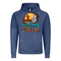 Vintage Denim something in the orange olivia Vintage Hoodie - OliviaCreatesArt
