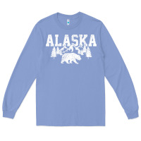 Colony Blue Alaska Mountains Forest Hunting Usa Long Sleeve Tee - longCreatives