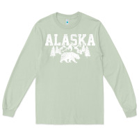 Matcha Alaska Mountains Forest Hunting Usa Long Sleeve Tee - longCreatives