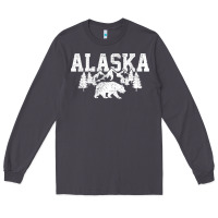 Smoke Alaska Mountains Forest Hunting Usa Long Sleeve Tee - longCreatives
