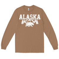 Toasted Coconut Alaska Mountains Forest Hunting Usa Long Sleeve Tee - longCreatives
