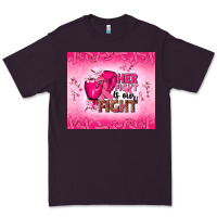 Plum Her fight is our fight Premium Tee - NancyCooperArtShop