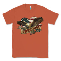 Copper Freedom America Eagle 4th of july Classic Tee - HowdyJamesFarm