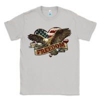 Moon Dust Freedom America Eagle 4th of july Classic Tee - HowdyJamesFarm