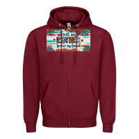 Burgundy first my mother forever my friend  license plate Zipper Hoodie - Artiststas