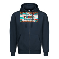 Navy first my mother forever my friend  license plate Zipper Hoodie - Artiststas