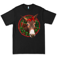 Black Christmas donkey with bandana Premium Tee - Jasminsmagicworld