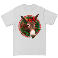 Dove Grey Christmas donkey with bandana Premium Tee - Jasminsmagicworld