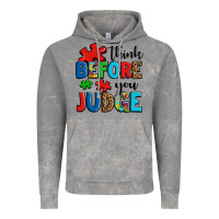 Cloud Rock think before you judge Vintage Hoodie - OliviaCreatesArt