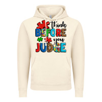 Vintage Artic think before you judge Vintage Hoodie - OliviaCreatesArt