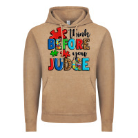 Vintage Coffee think before you judge Vintage Hoodie - OliviaCreatesArt