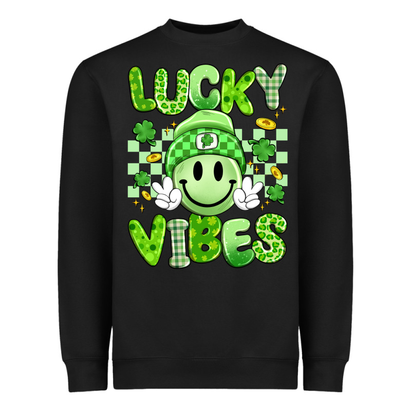 Lucky Vibes Heavyweight Sweatshirt by Artiststas | Teevron