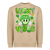 Mushroom lucky vibes Heavyweight Sweatshirt - Artiststas