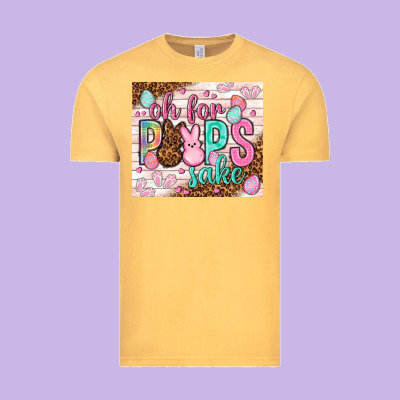 Oh For Peeps Sake Tumbler Easter Day Vintage Tee Designed By Howdyjamesfarm