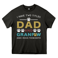 Asphalt i have two titles dad and grandpa Heavy Core Tee - Bettercallsaul