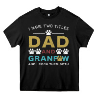 I Have Two Titles Dad And Grandpa Heavy Core Tee | Teevron