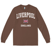 Chestnut Liverpool England Vintage Athletic Sports Design Long Sleeve Tee - longCreatives
