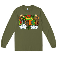 Army Green Let's get lucked up St. Patrick's Day Long Sleeve Tee - OliviaCreatesArt