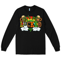 Black Let's get lucked up St. Patrick's Day Long Sleeve Tee - OliviaCreatesArt