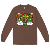 Chestnut Let's get lucked up St. Patrick's Day Long Sleeve Tee - OliviaCreatesArt