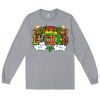 Heather Grey Let's get lucked up St. Patrick's Day Long Sleeve Tee - OliviaCreatesArt