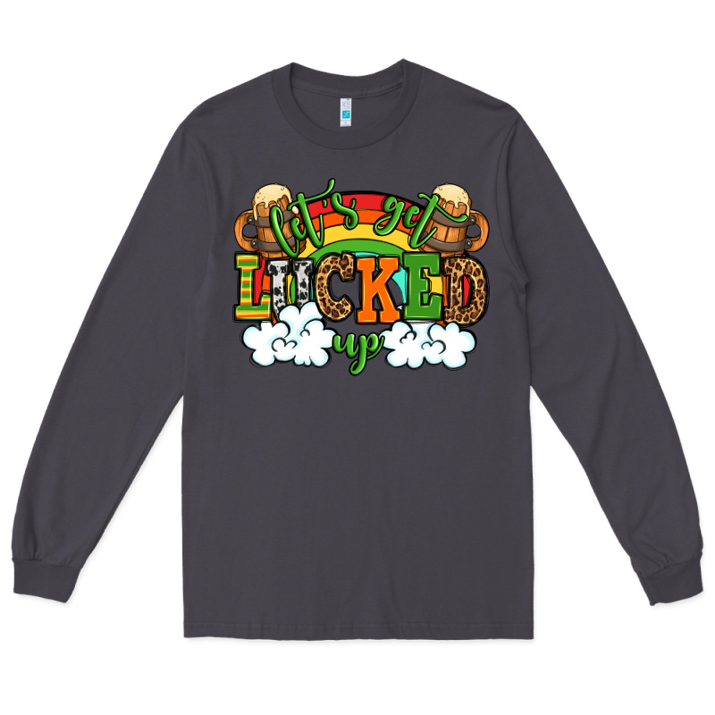 Let's Get Lucked Up St. Patrick's Day Long Sleeve Tee by OliviaCreatesArt | Teevron