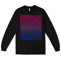 Black Bisexual Pride Subtle Bi Long Sleeve Tee - longCreatives