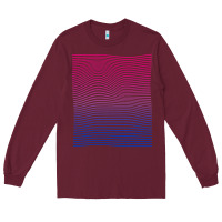 Burgundy Bisexual Pride Subtle Bi Long Sleeve Tee - longCreatives