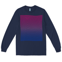 Navy Bisexual Pride Subtle Bi Long Sleeve Tee - longCreatives