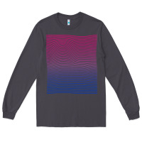 Smoke Bisexual Pride Subtle Bi Long Sleeve Tee - longCreatives