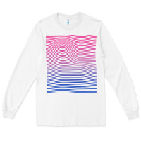 White Bisexual Pride Subtle Bi Long Sleeve Tee - longCreatives
