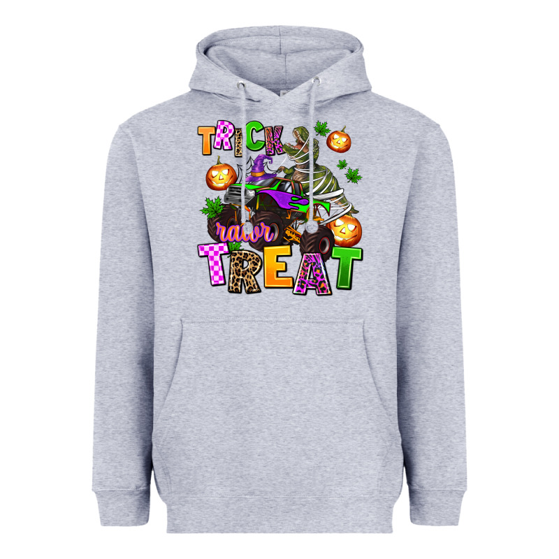 Trick Rawr Treat Heavyweight Hoodie by AdoDesignShop | Teevron