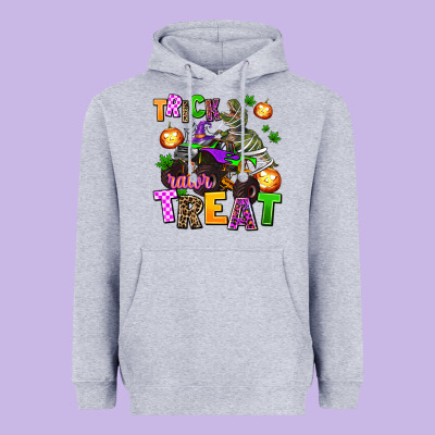 Trick Rawr Treat Heavyweight Hoodie Designed By Adodesignshop